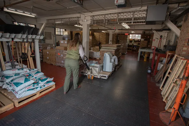 A supply technician uses a pallet jack to move items around the warehouse. Supply technicians manage inventory that is distributed throughout Glacier National Park for employee and visitor use. How to vet and score party rental suppliers