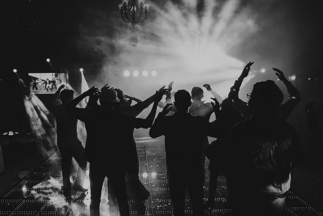 black and white, people, night, party, silhouettes, black, party, party, party, party, party. How to score a party rental territory for demand
