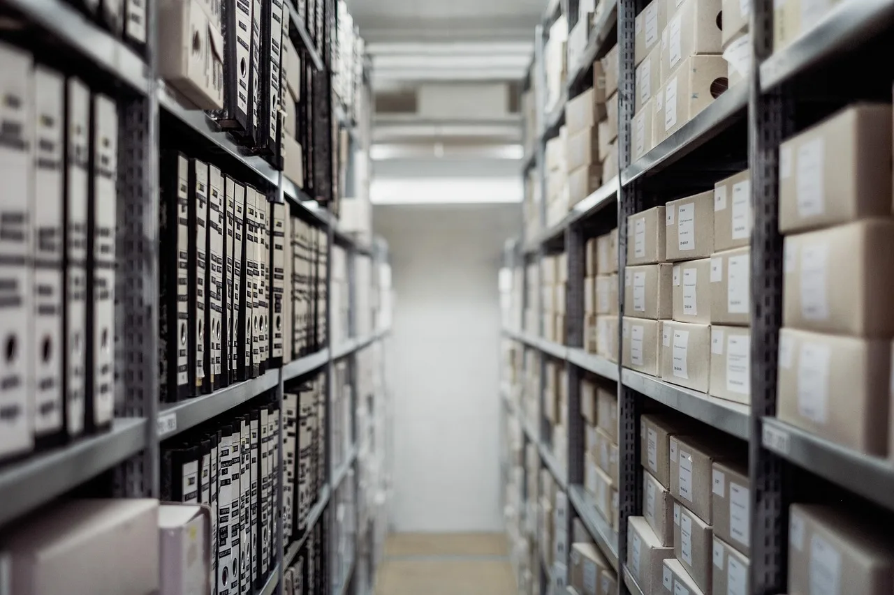 archive, boxes, shelf, folders, documents, data, storage, rack, row, stock, business, warehouse, depth of field, archive, data, storage, warehouse, warehouse, warehouse, warehouse, warehouse. 1 checklist for opening a party rental business with SBA and IRS steps