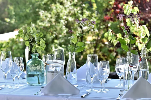 party, garden party, garden dinner, summer party, meal, enjoy, cover, table, glasses, covered, table decorations, deco, decoration, garden party, garden party, garden party, garden party, garden party. Writing a party rental business plan that gets read